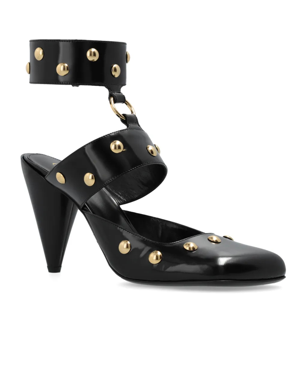 Jade Ankle Strap Pumps