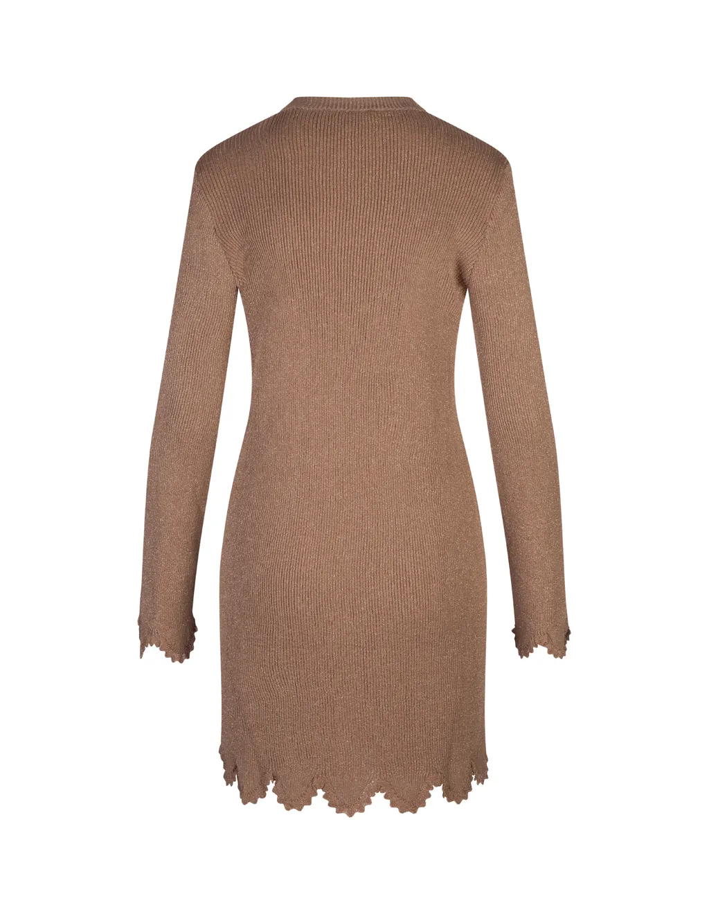 Ribbed-Knit Mini Dress