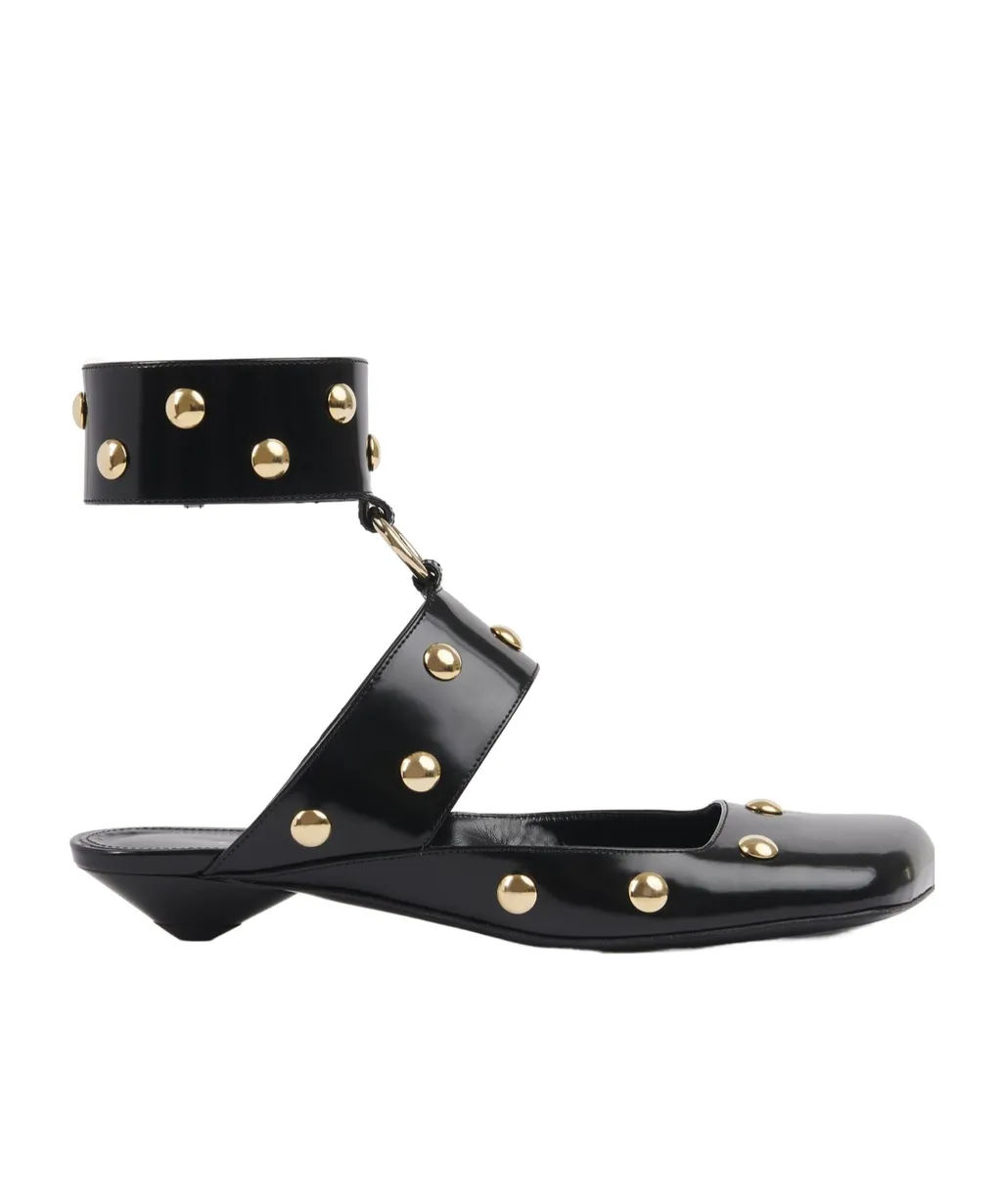 Jade Embellished Ballerinas