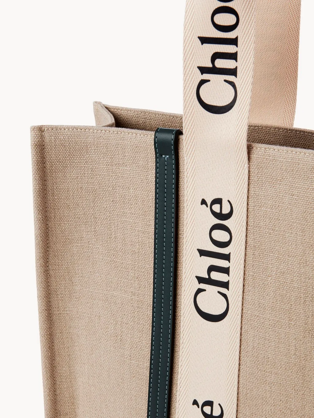 Woody Logo Tape Large Tote Bag