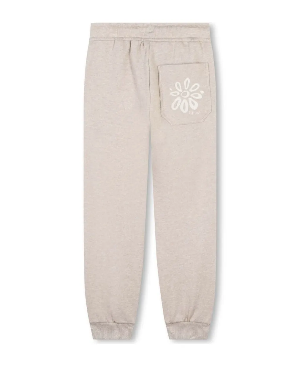 Logo Embroidered Drawstring Track Pants