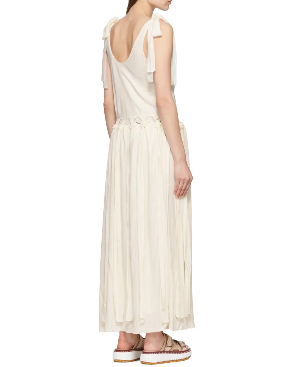 Low Round Neck Lace Dress