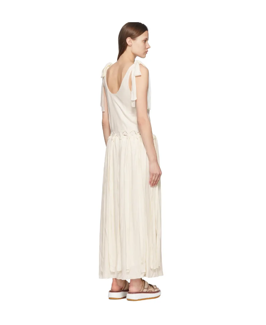Low Round Neck Lace Dress