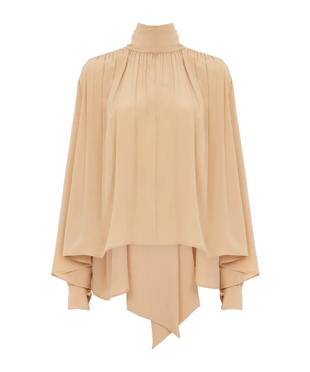 High-Neck Blouse