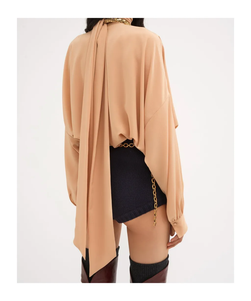 High-Neck Blouse