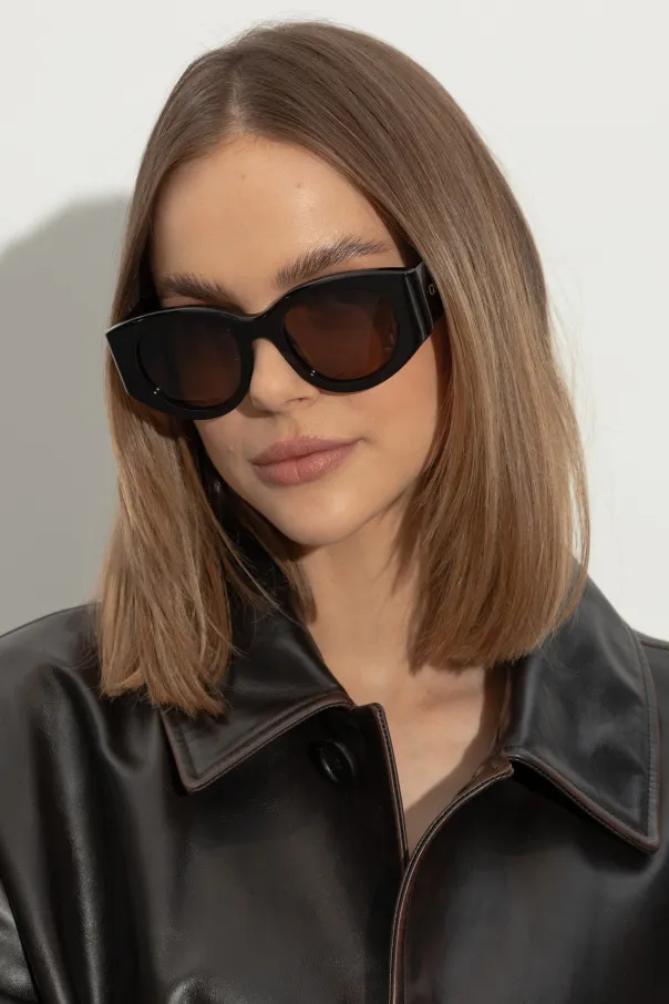 Oval-Frame Sunglasses