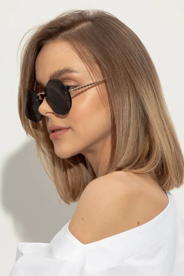 Oversized Round-Frame Sunglasses