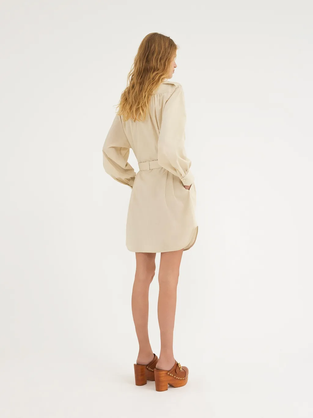 Light Cotton Poplin Shirt Skirt