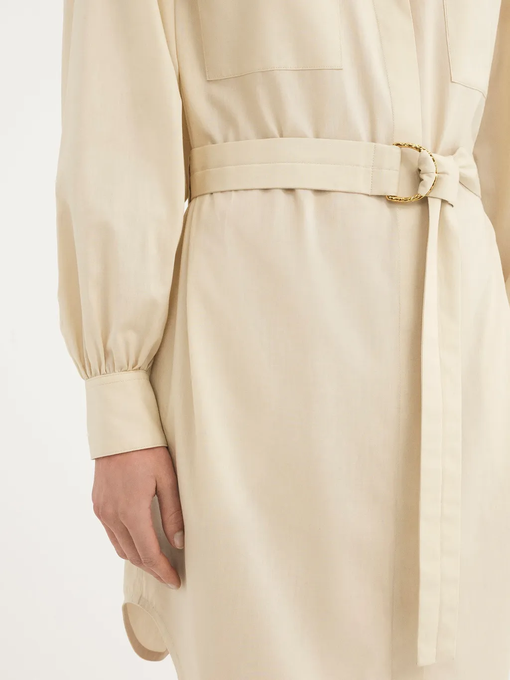 Light Cotton Poplin Shirt Skirt