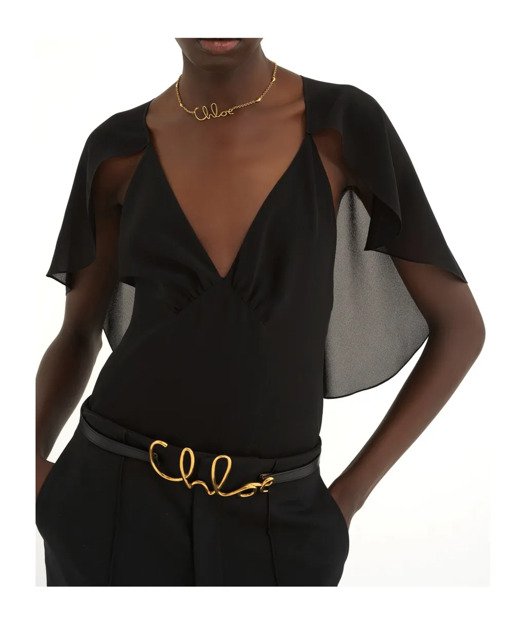 Cape-Detail Tank Top