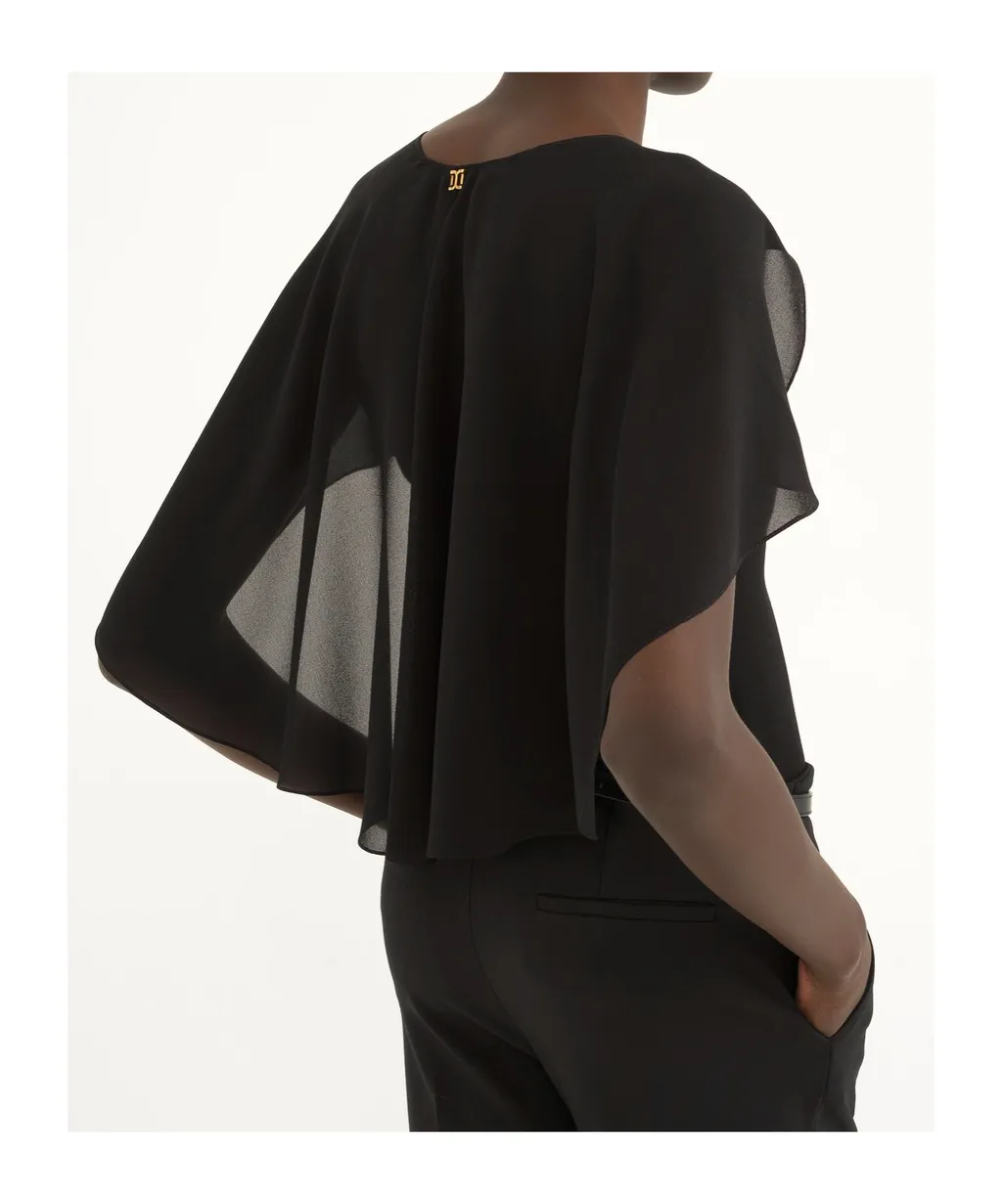 Cape-Detail Tank Top