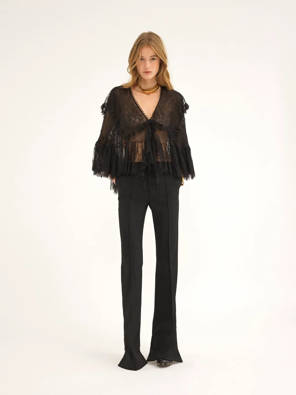 Wide-Leg Trousers