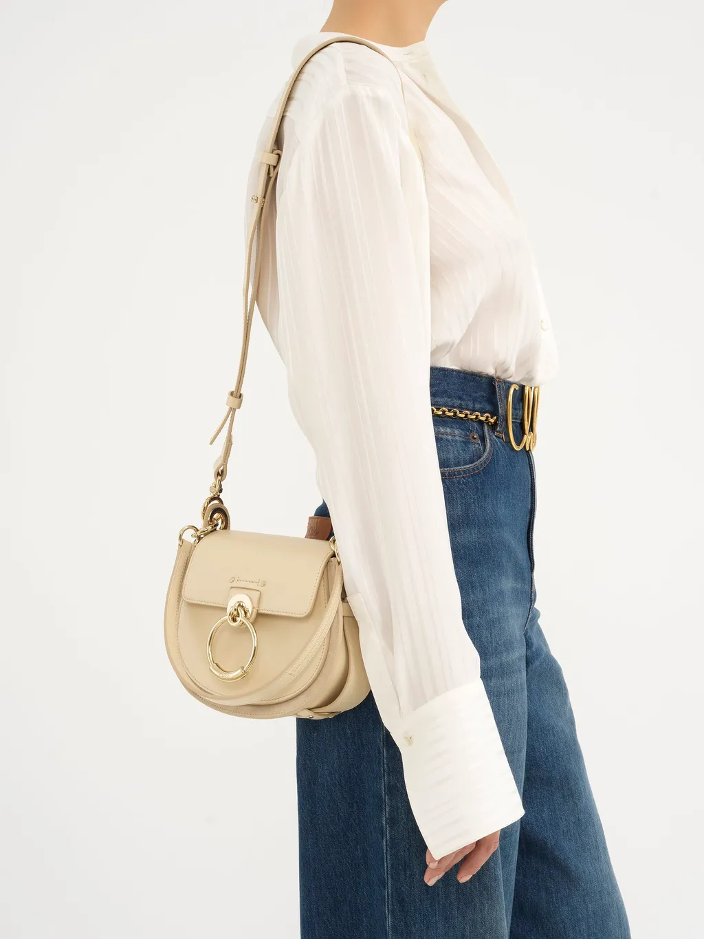 Tess Small Logo Shoulder Bag