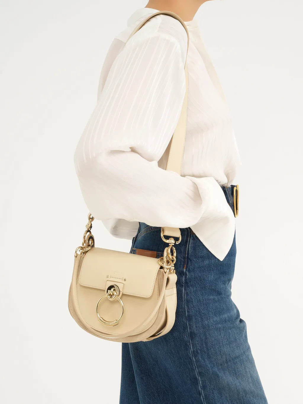Tess Small Logo Shoulder Bag