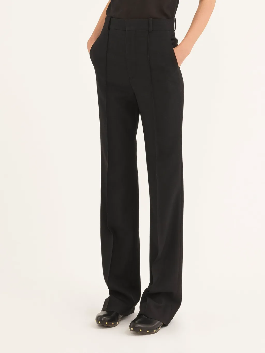 Virgin Wool Tailored Trousers