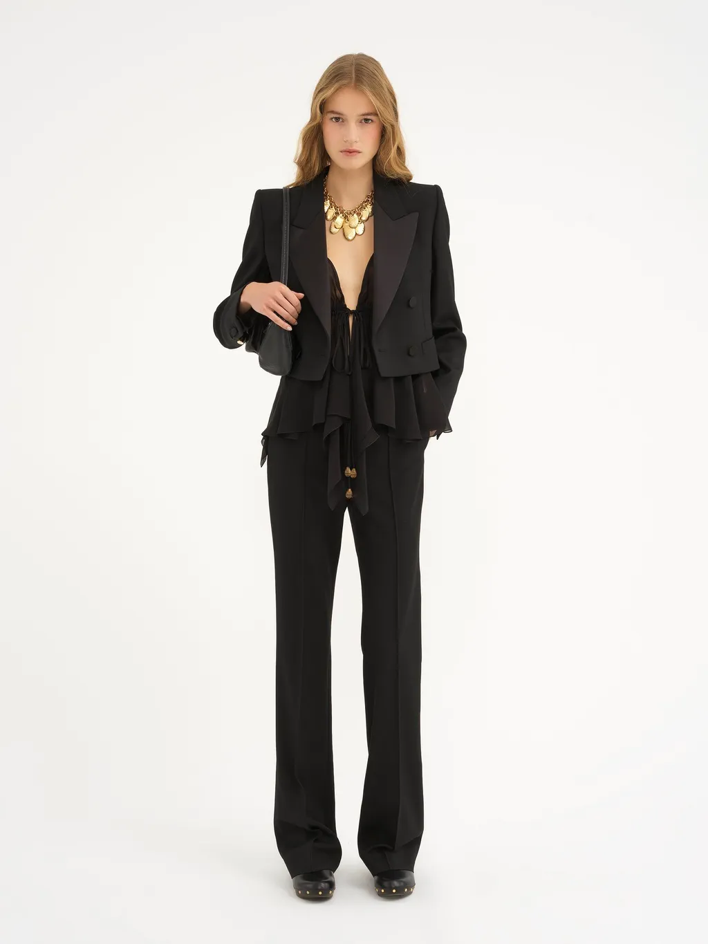 Virgin Wool Tailored Trousers