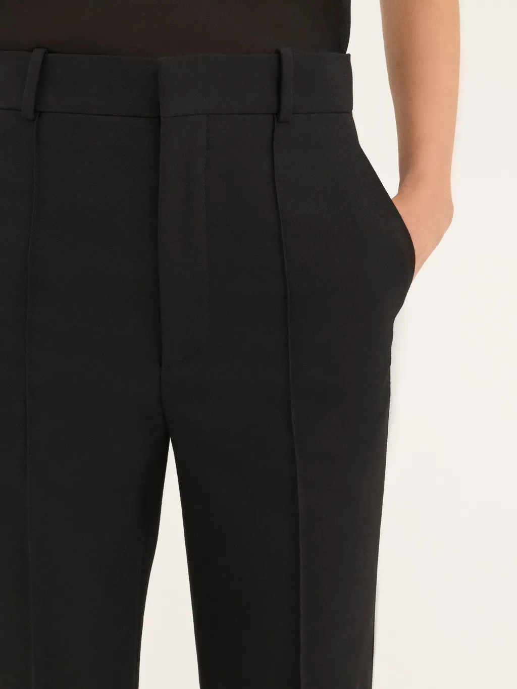 Virgin Wool Tailored Trousers