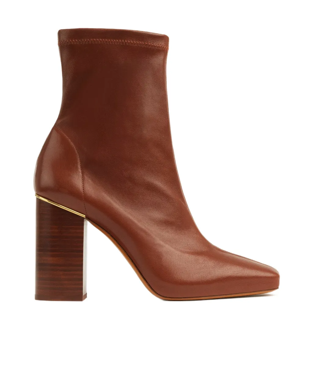 Square-Toed Ankle Boots