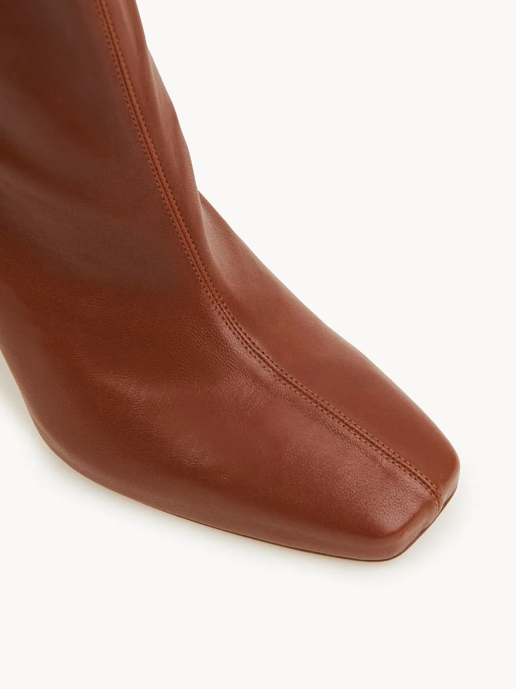 Square-Toed Ankle Boots