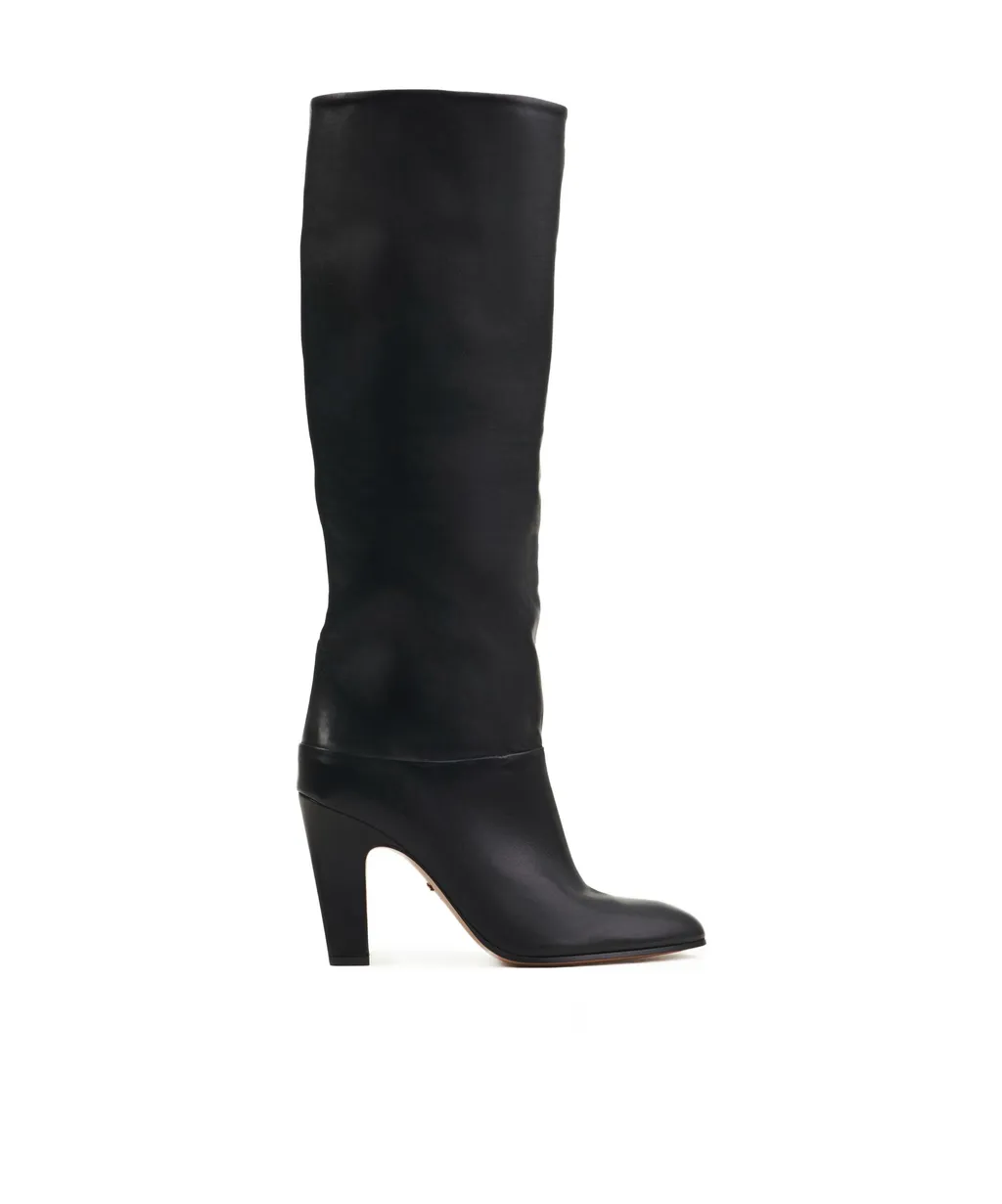 Eve Knee-Length Heeled Boots