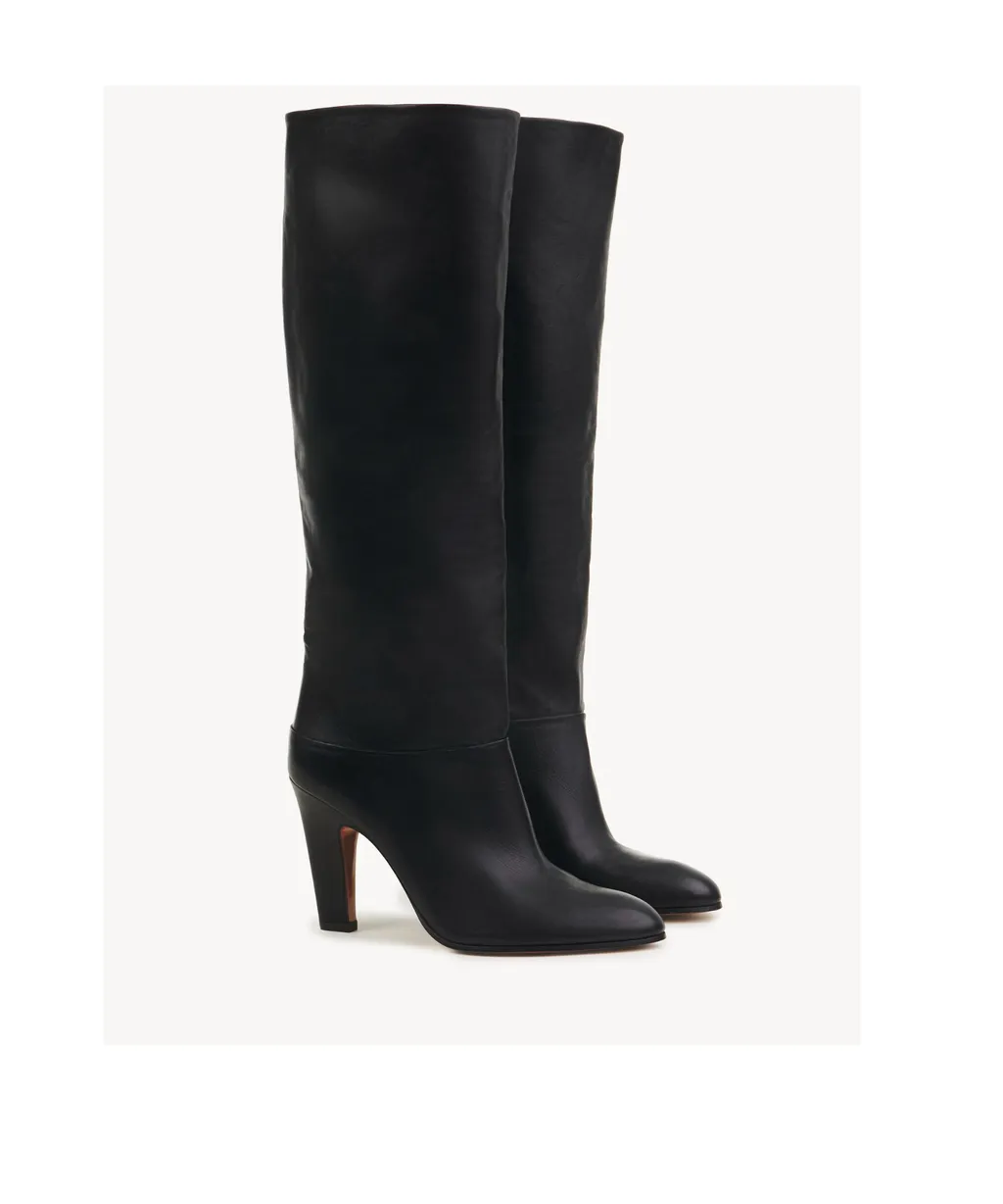 Eve Knee-Length Heeled Boots