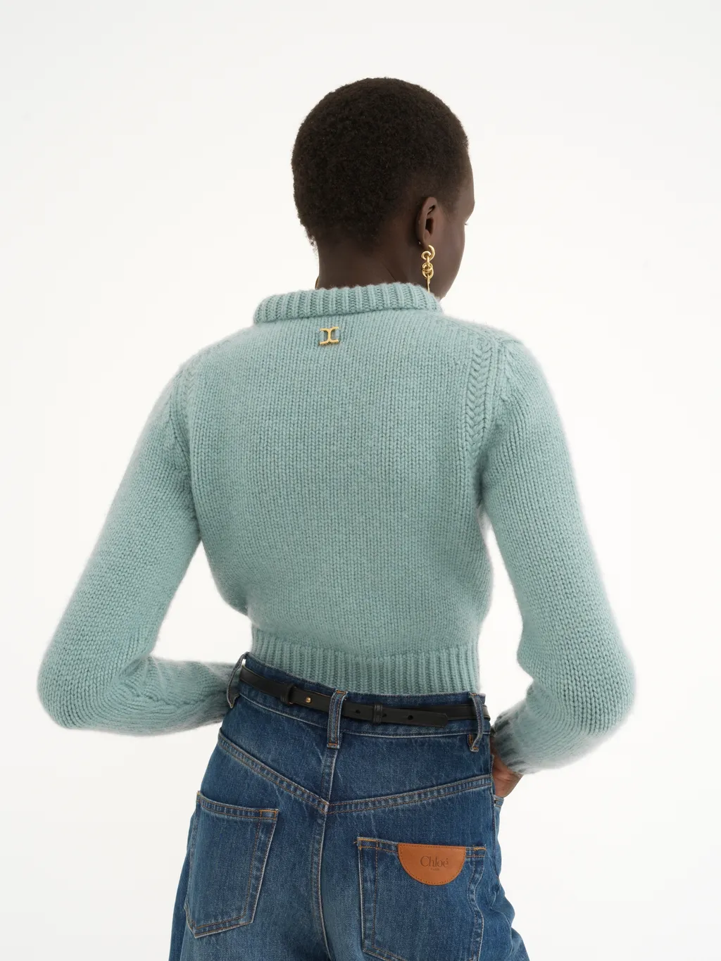 Long-Sleeved Wool Sweater