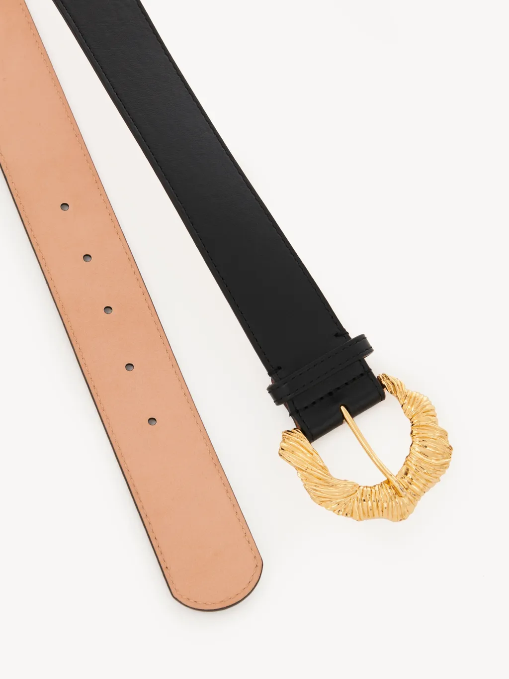 Flowers Buckled Belt