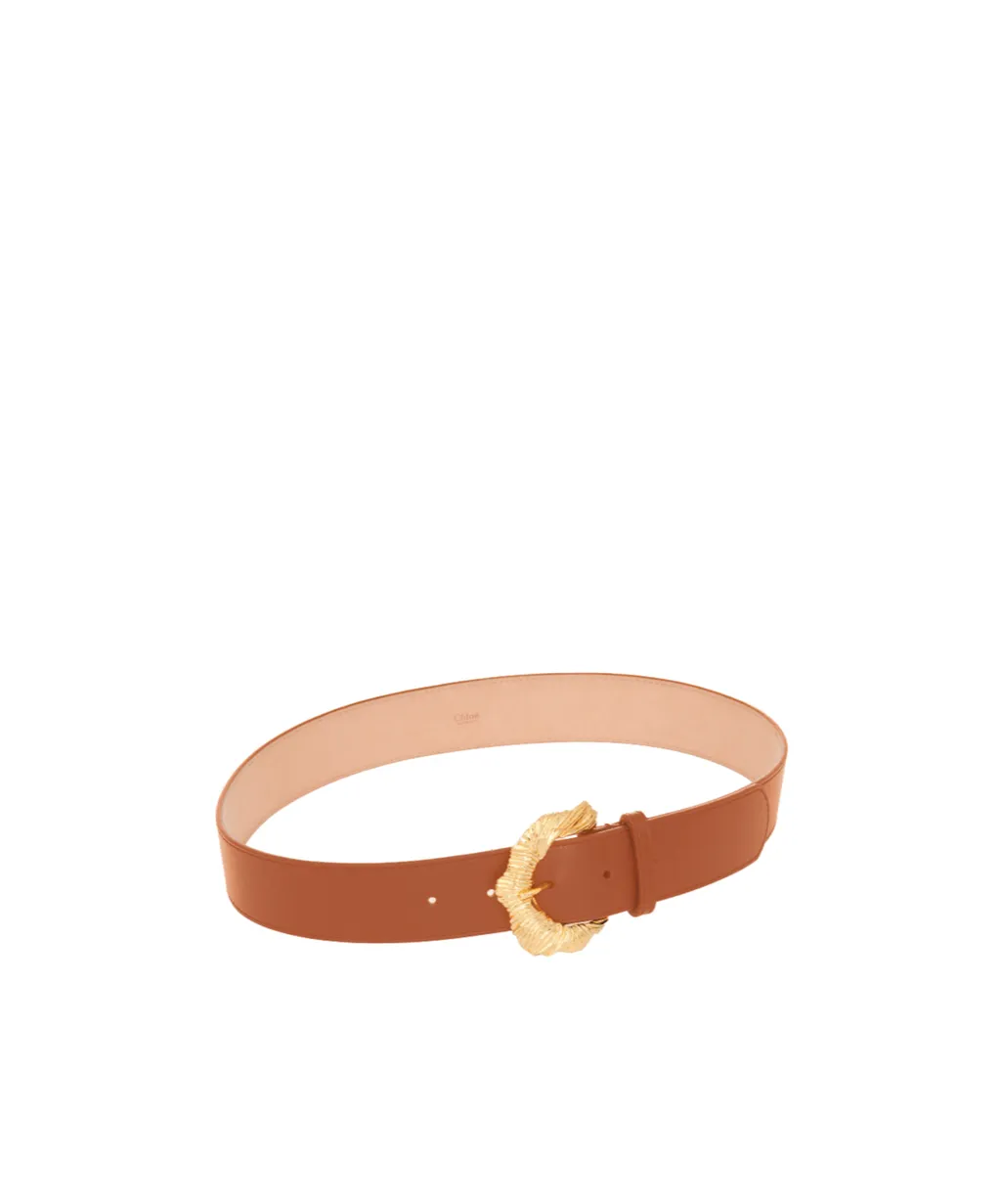 Flowers Buckled Belt