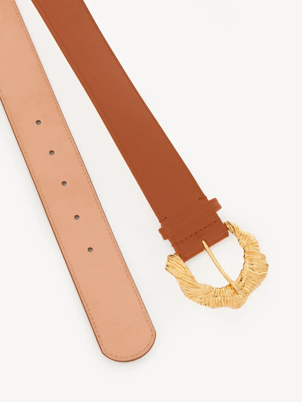 Flowers Buckled Belt