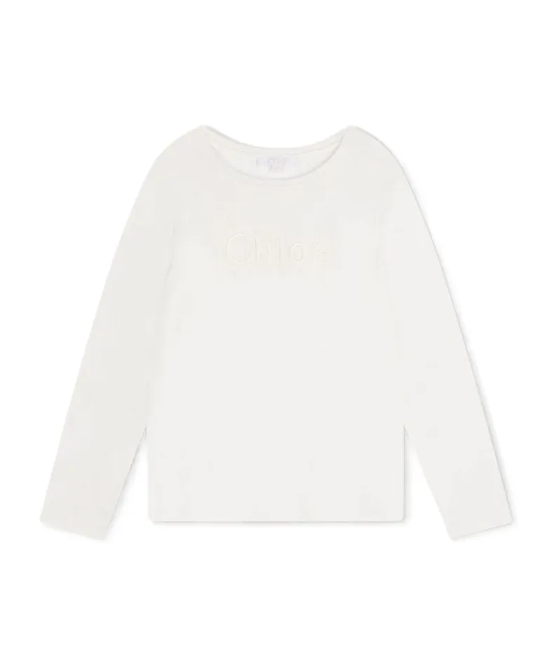 Logo-Embroidered Long-Sleeve T-Shirt