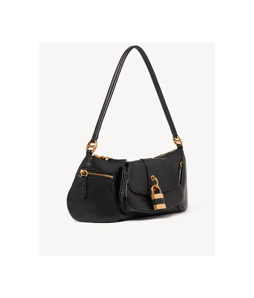 The 99 Lock Detailed Shoulder Bag