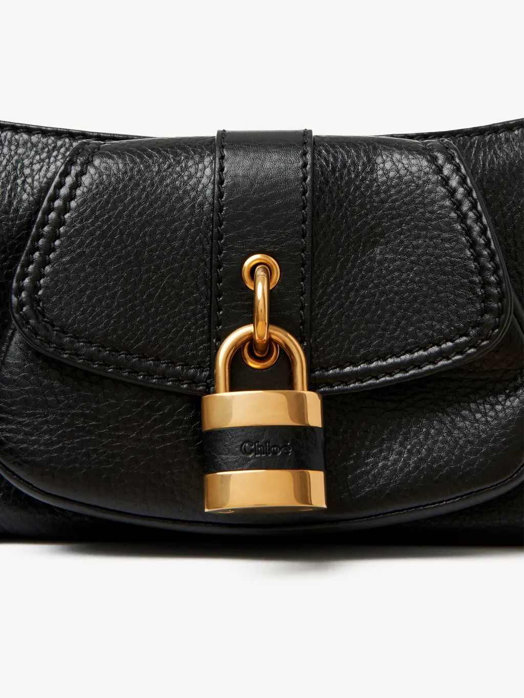 The 99 Lock Detailed Shoulder Bag
