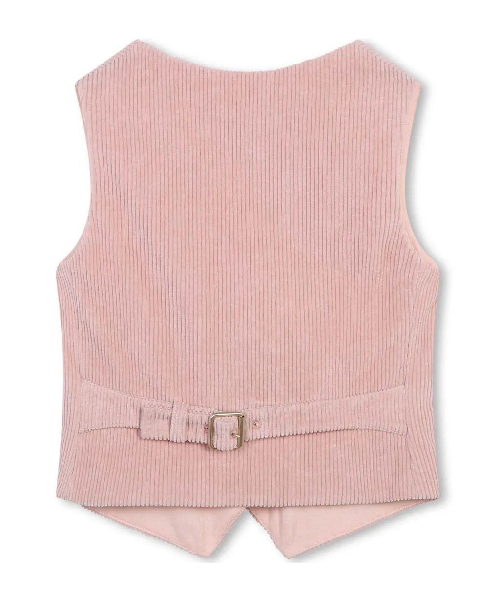 Sleeveless Vest With Logo Detail