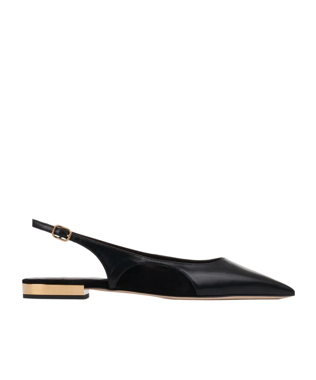 Saada Slingback Flat Shoes