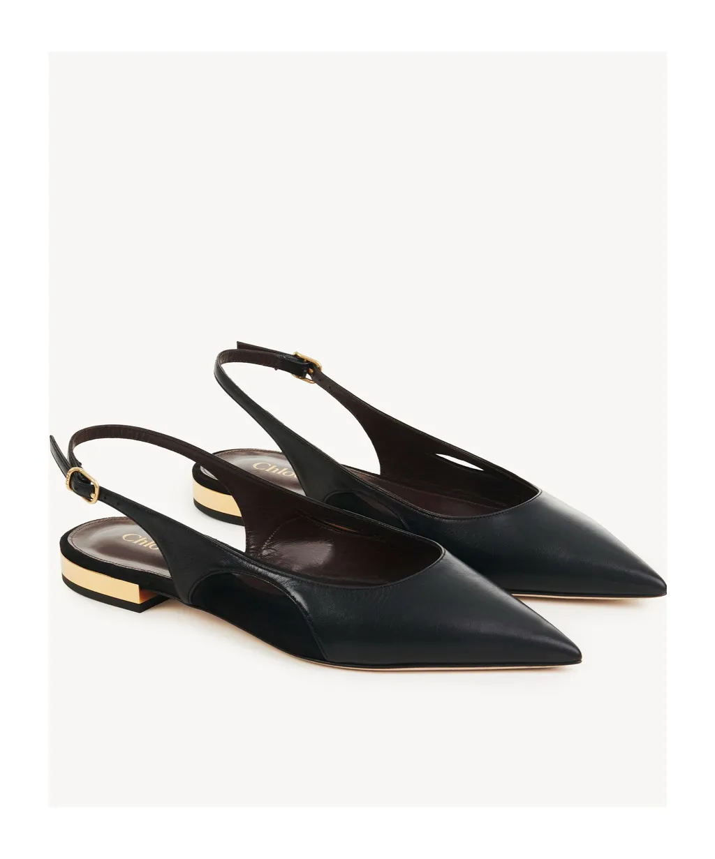 Saada Slingback Flat Shoes