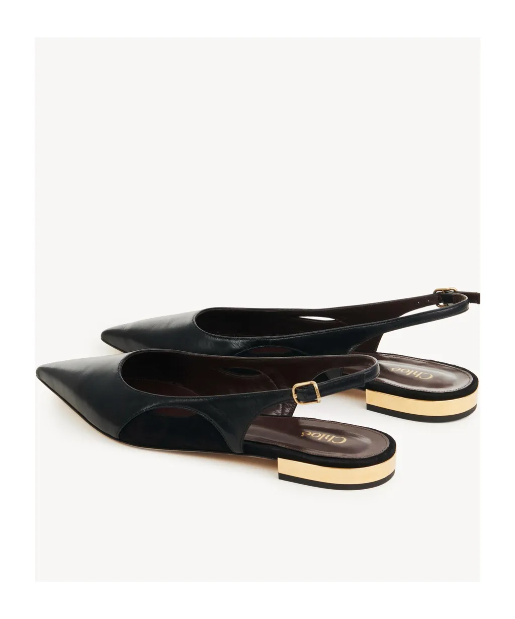 Saada Slingback Flat Shoes