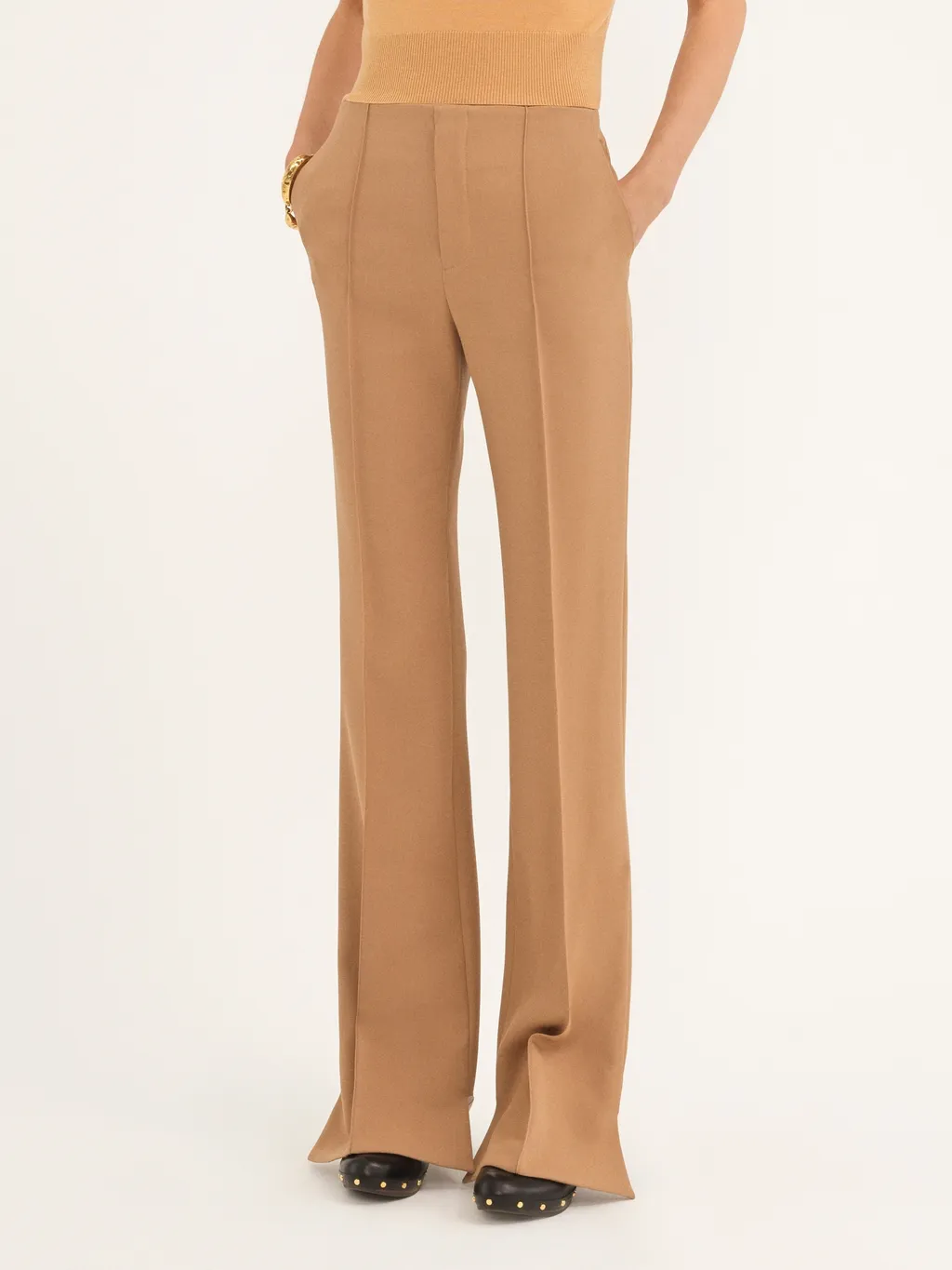 Flared Tailored Trousers