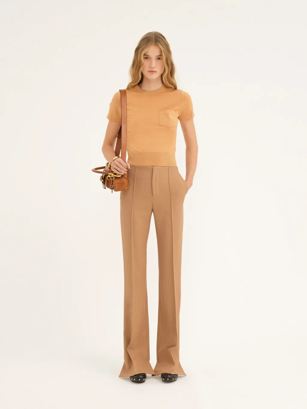 Flared Tailored Trousers