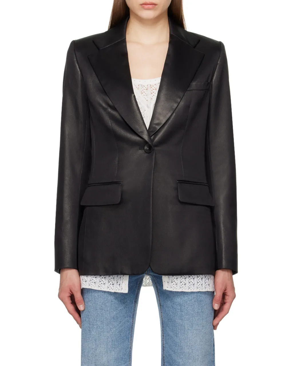 Single-Button Blazer