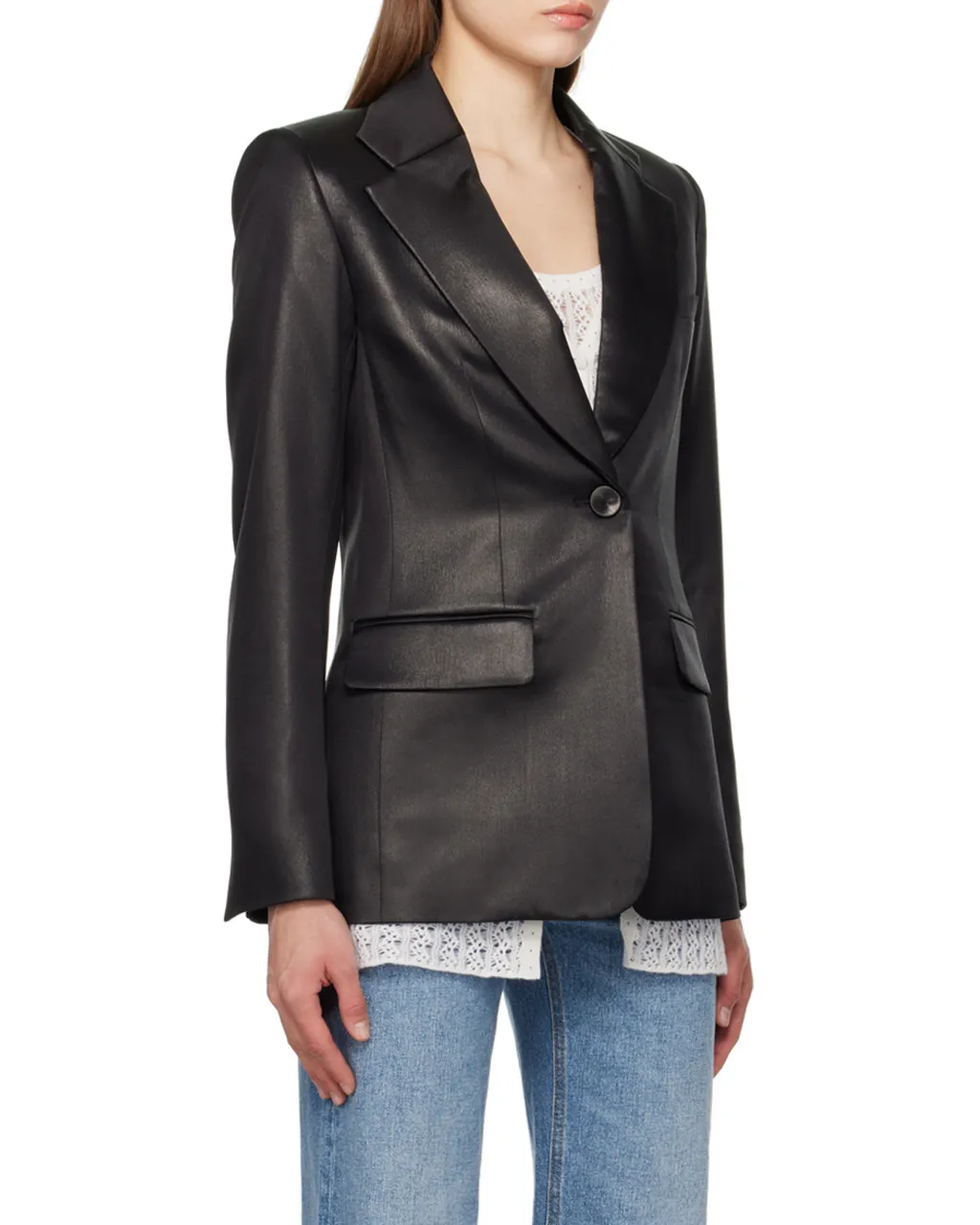 Single-Button Blazer