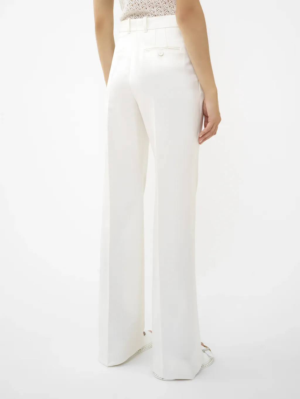 High-Waisted Tailored Pants