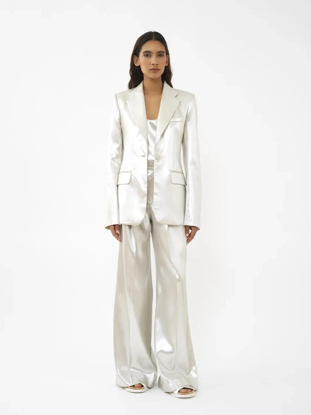 Single-Breasted Tailored Jacket