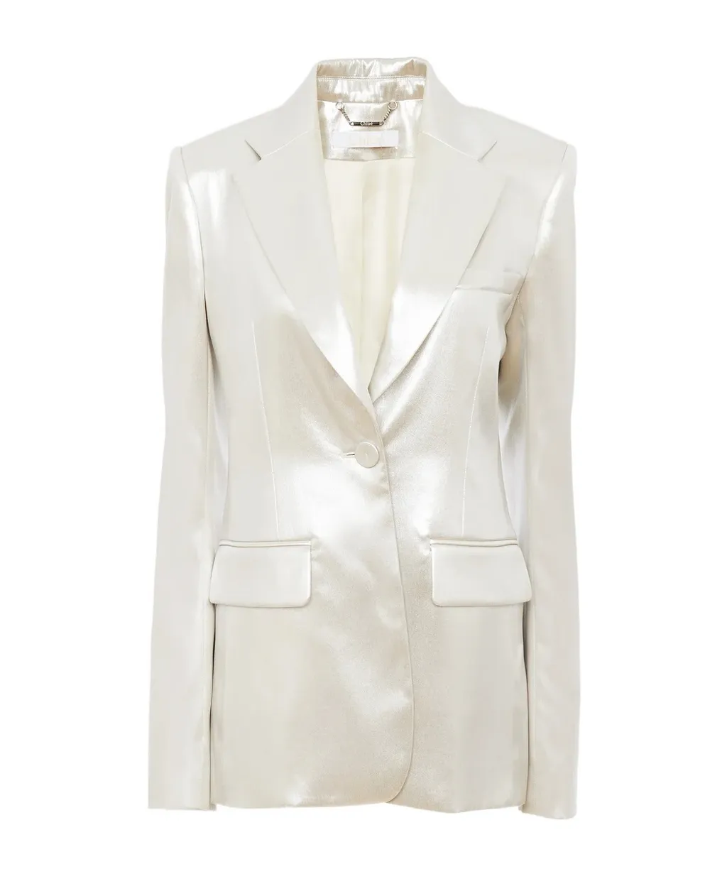 Single-Breasted Tailored Jacket