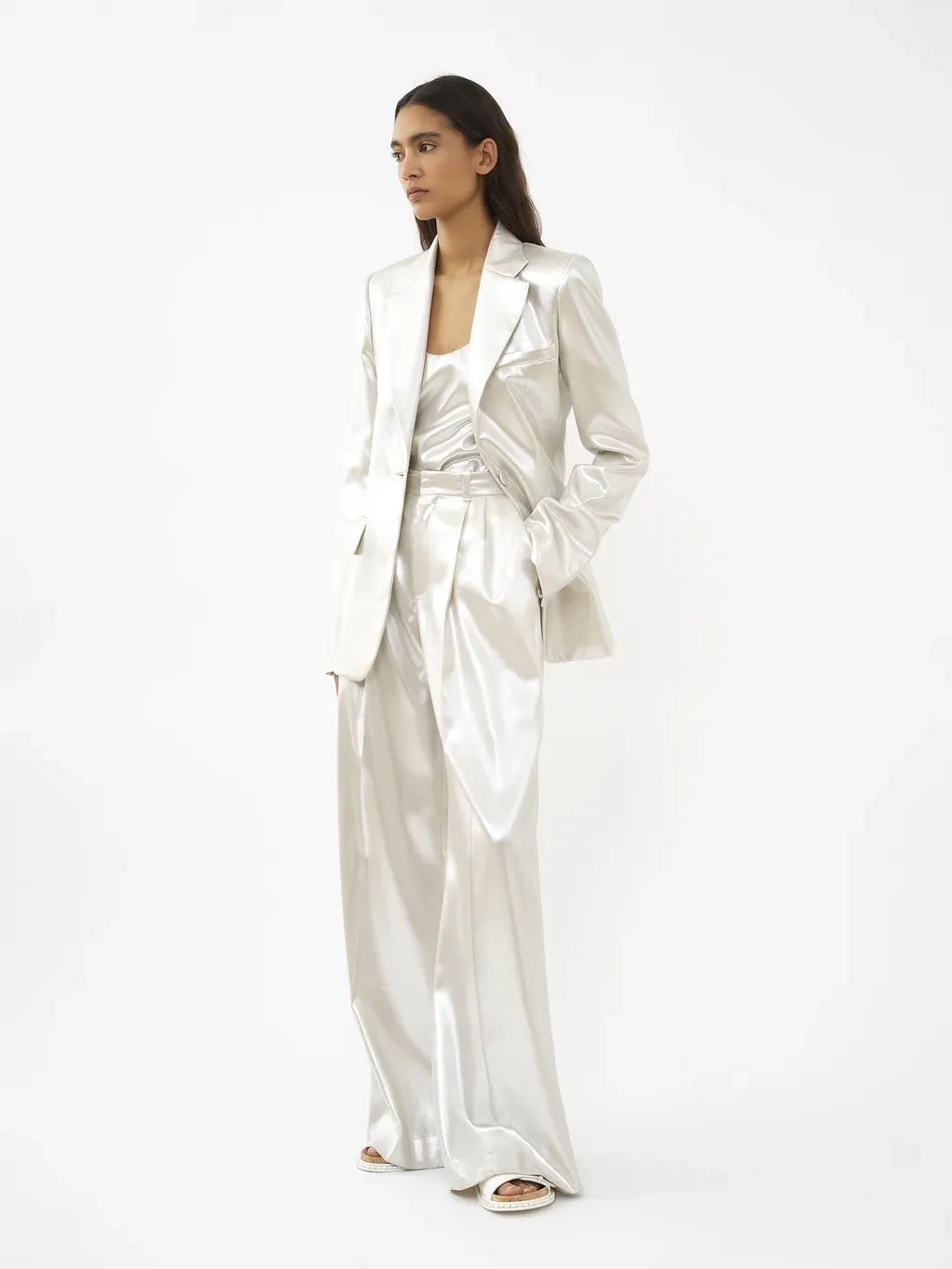 Single-Breasted Tailored Jacket
