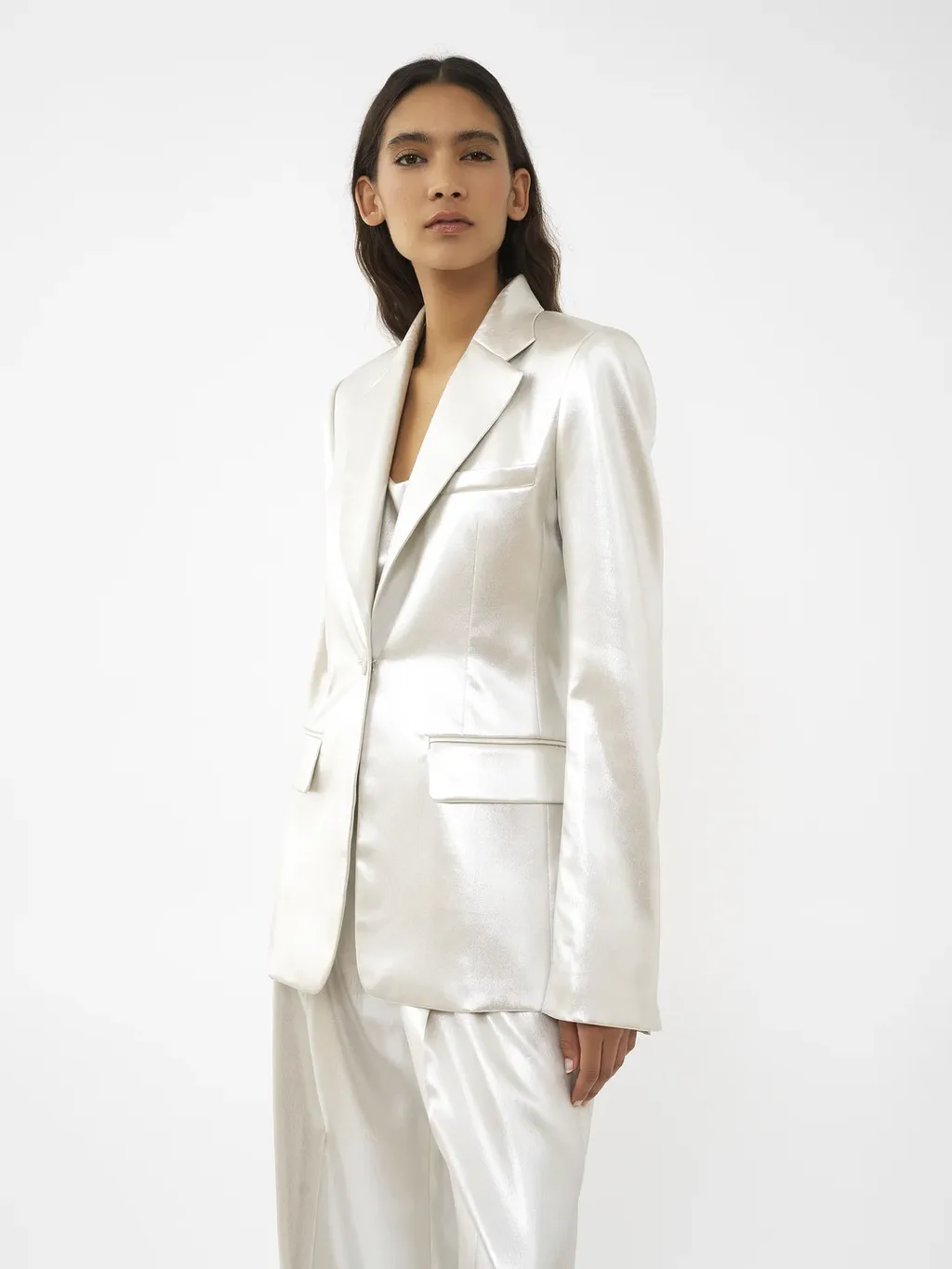 Single-Breasted Tailored Jacket