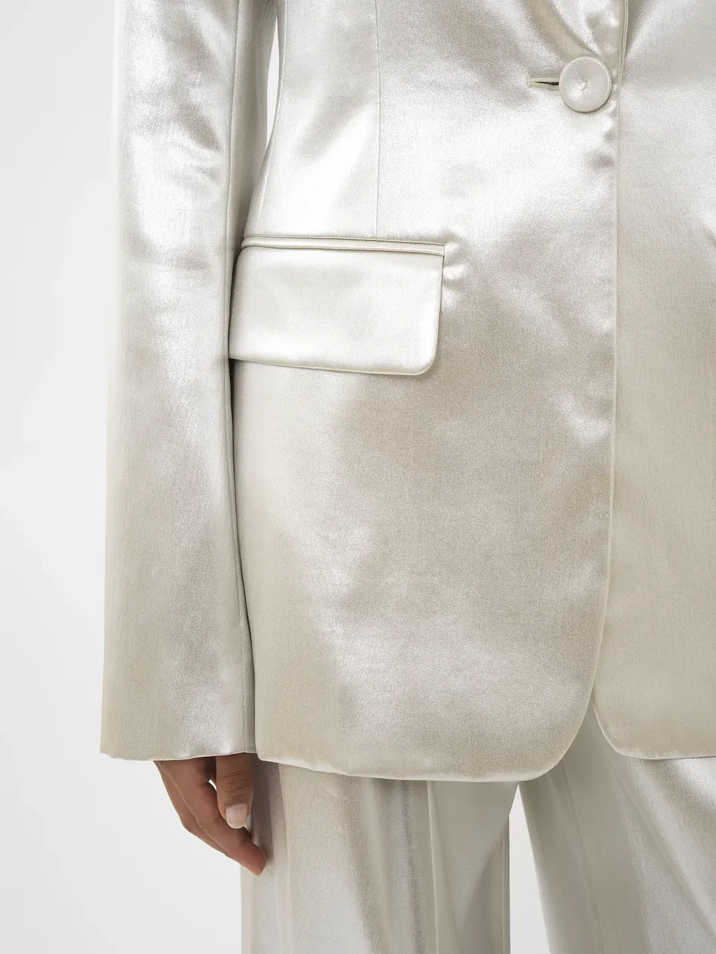 Single-Breasted Tailored Jacket