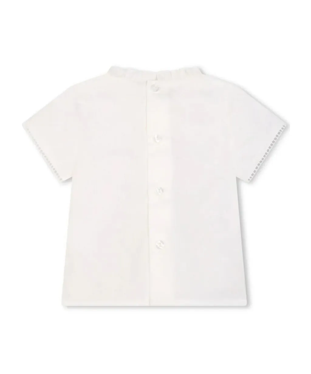 Short-Sleeved Shirt And Shorts Suit