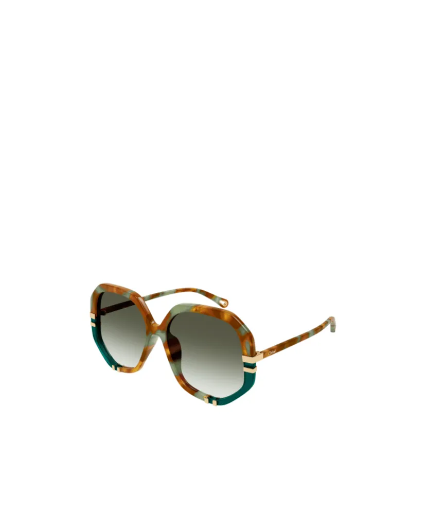 Geometric Frame Sunglasses