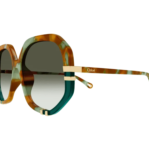 Geometric Frame Sunglasses