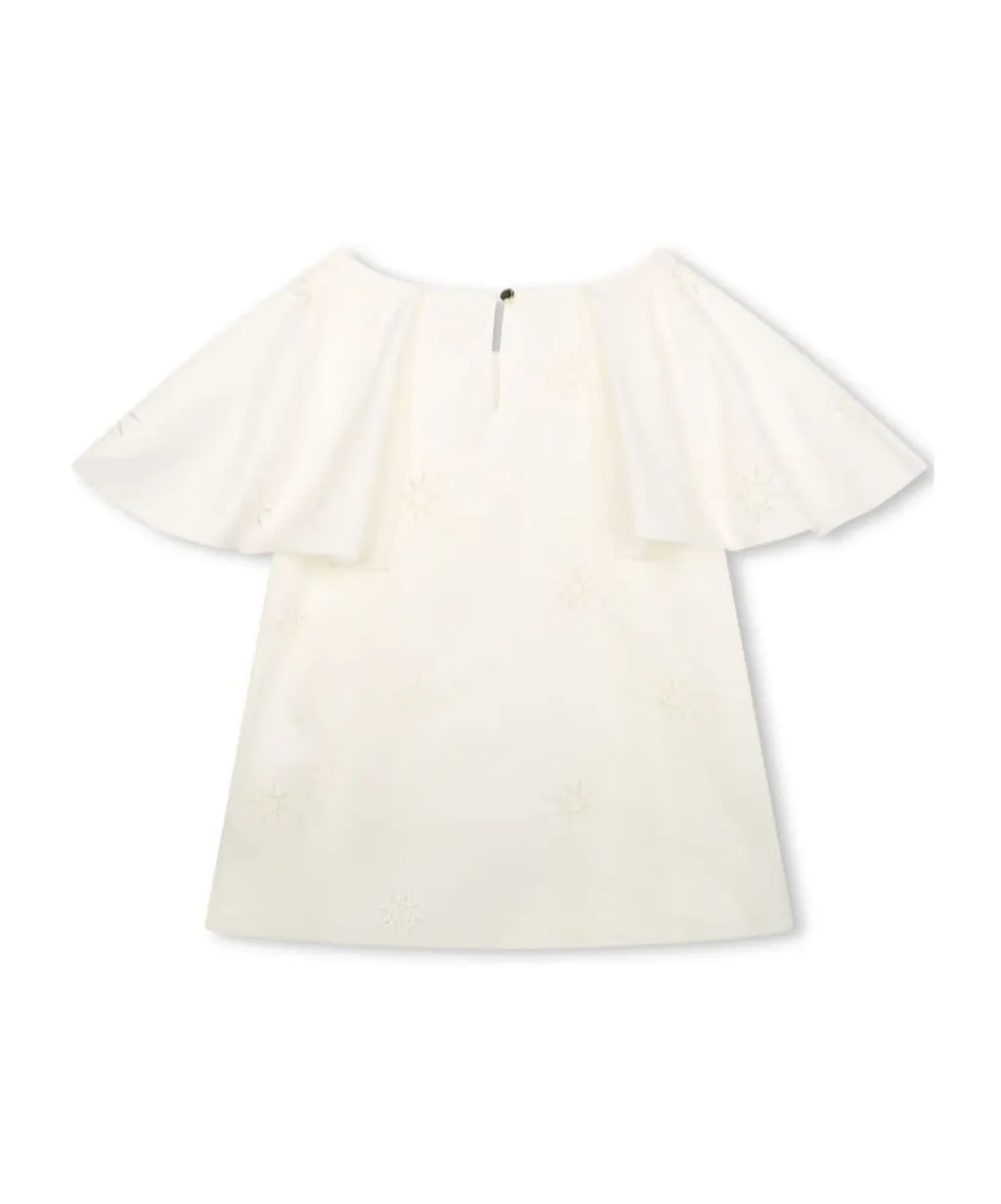 Ruffle Detailed Crewneck Blouse